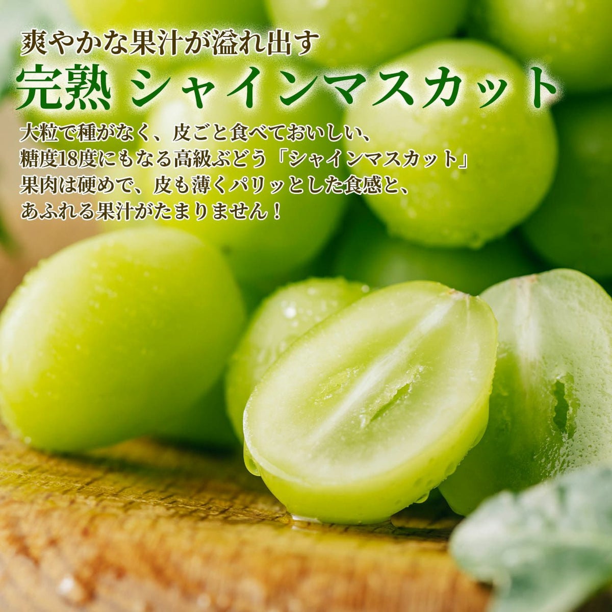 シャインマスカット＆種無しピオーネセット（各１房ずつ／1房：500ｇ前後） 【送料無料】