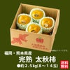 完熟　太秋柿　約2.5ｋｇ（8～14玉）【送料無料】