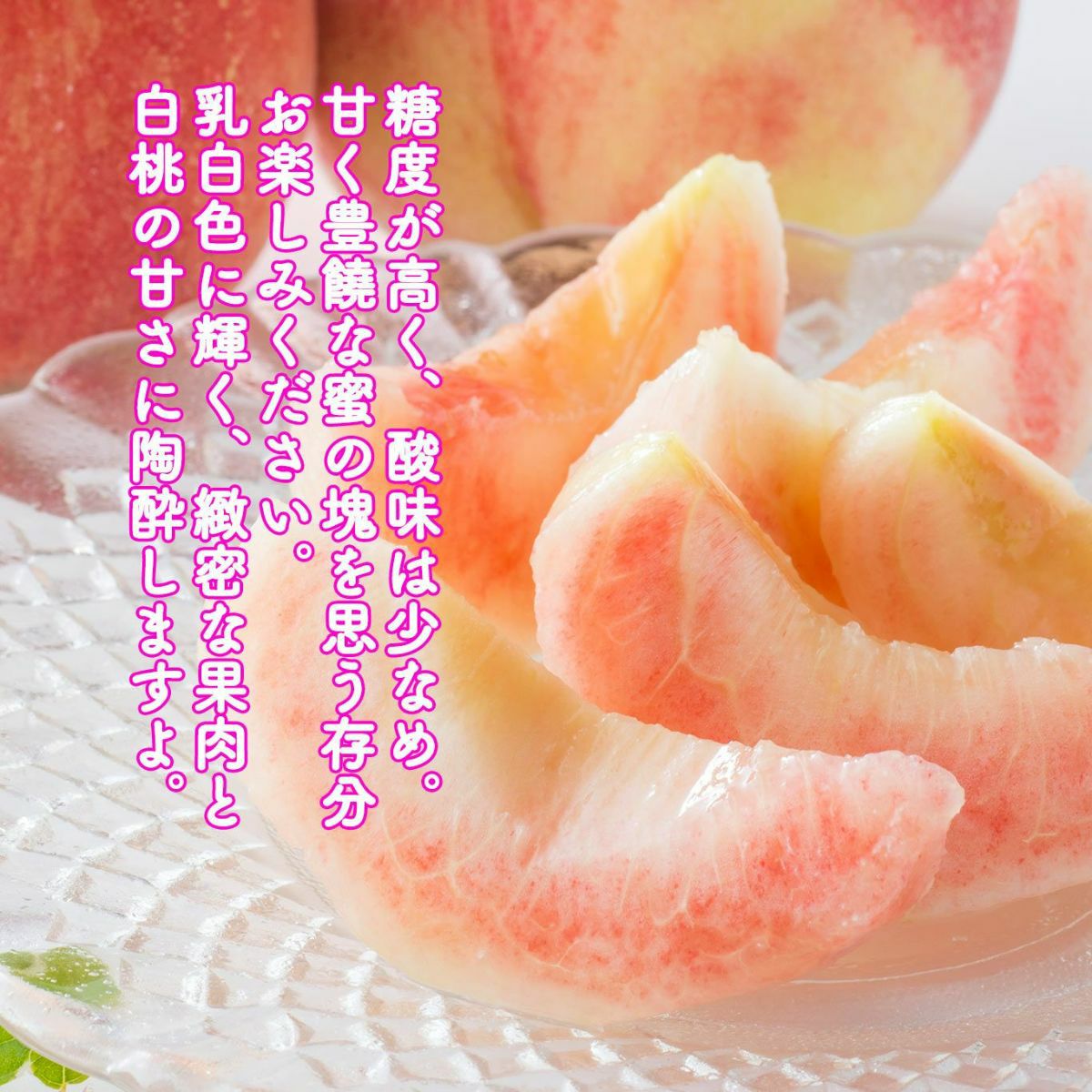 長野県・山梨県産 完熟桃 約1.8kg（5～8玉入り）【送料無料】 - とっ