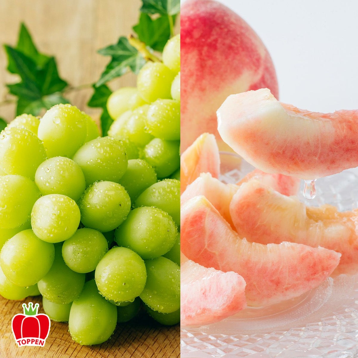 山形県産　シャインマスカット×完熟 白桃 約2kg【送料無料】