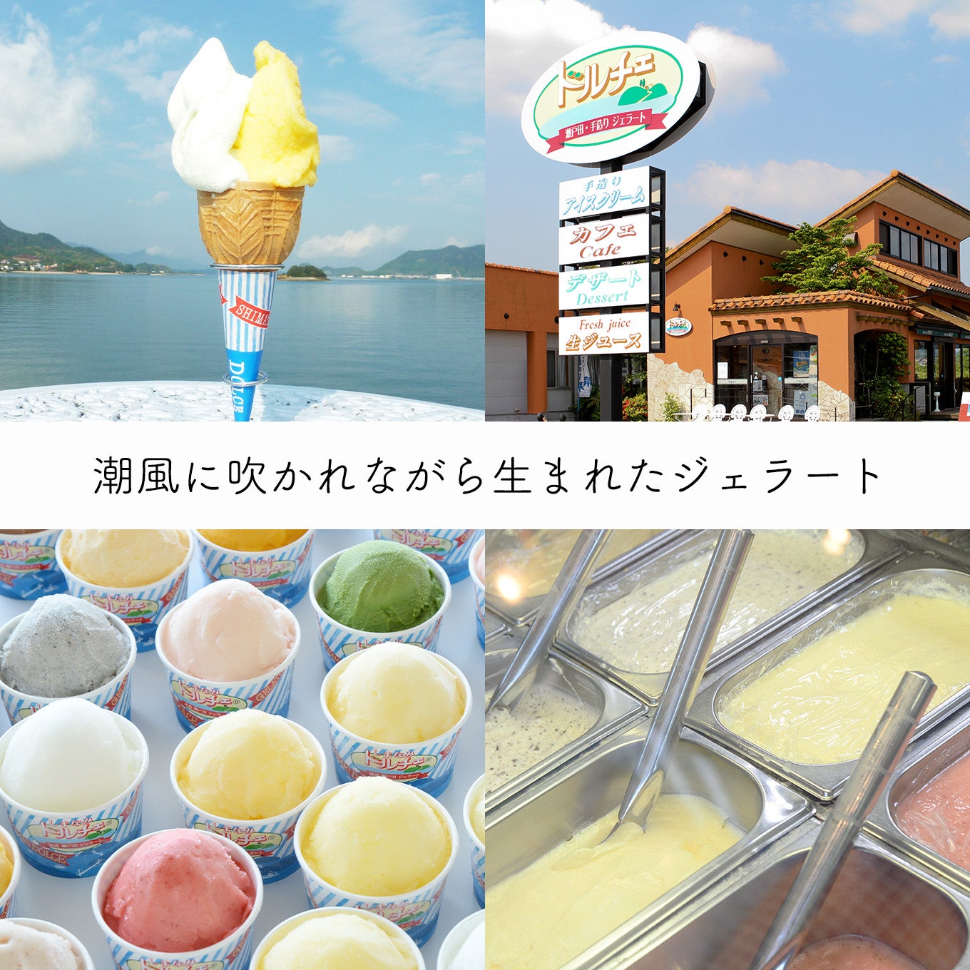 しまなみドルチェ ジェラートセット 12個入り 【送料無料】≪冷凍便