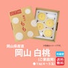  岡山県産　岡山白桃　約1kg（4～5玉入り）／ご家庭用【送料無料】