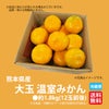 熊本県産　大玉 温室みかん 1.8kg（12玉前後）【送料無料】