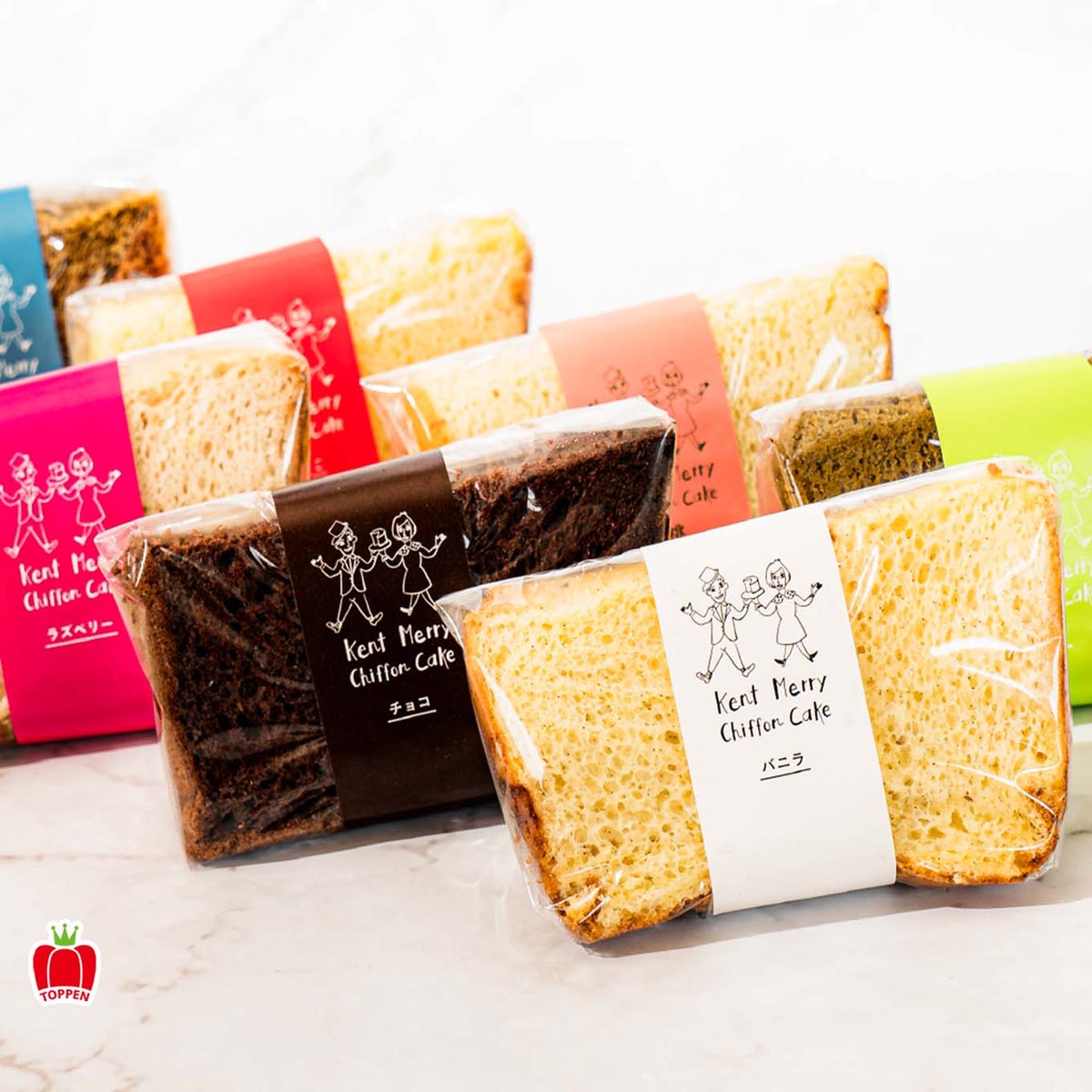 ケントメリー シフォンケーキセット ６個入り　【送料無料】≪冷凍便≫